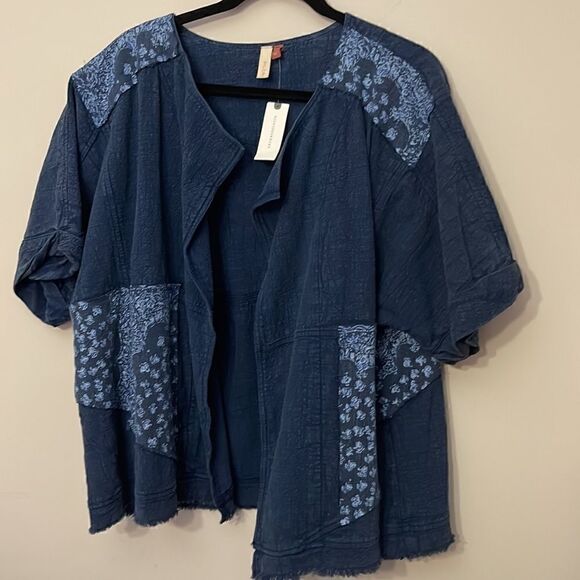 Anthropologie I Pilcro Denim Kimono Jacket - Picture 5 of 8